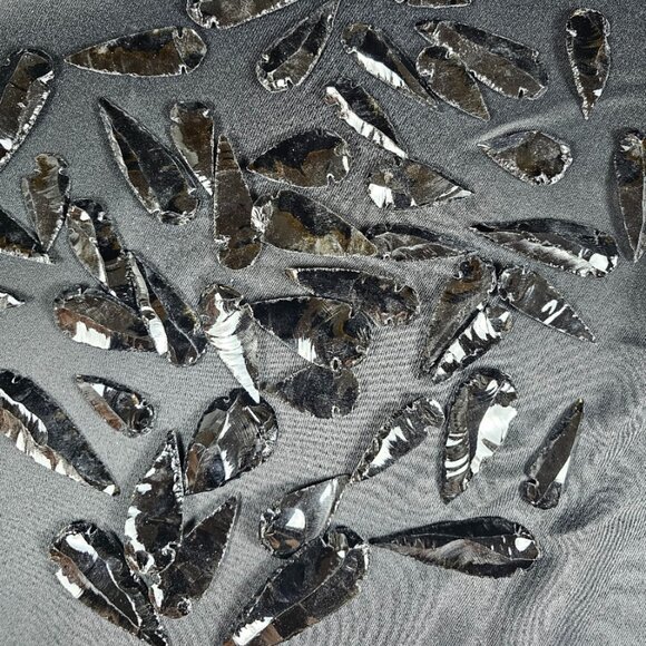 Black Obsidian Arrowhead - Picture 1 of 4